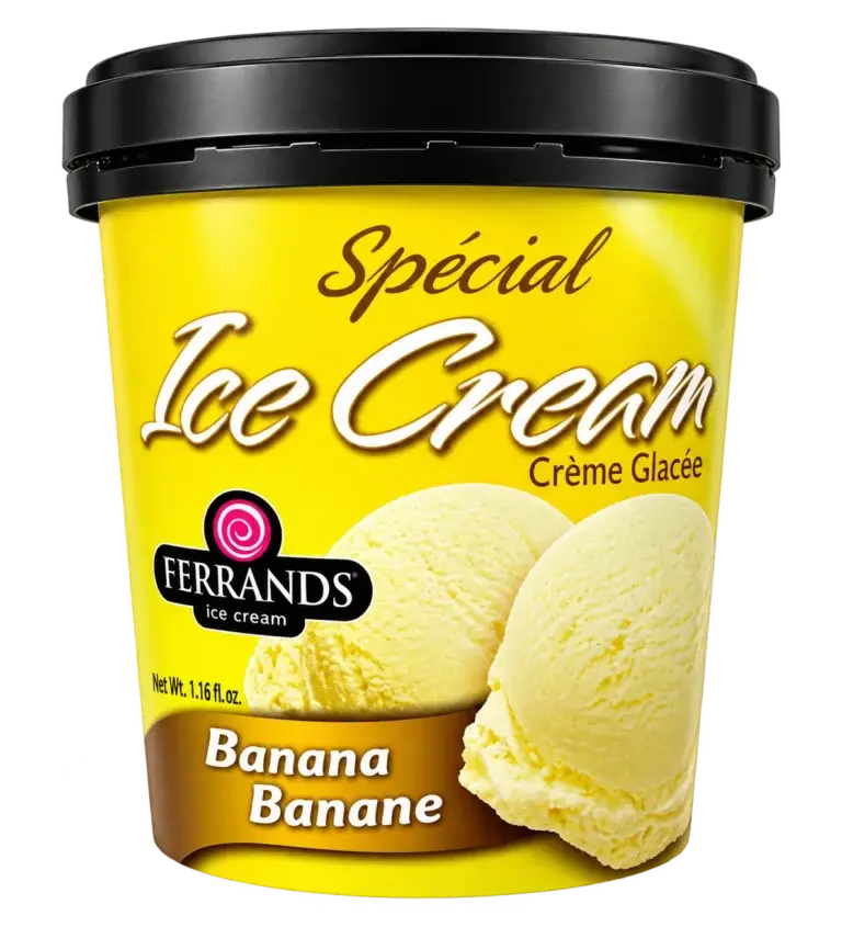 Ferrands Banana ice cream, 16 oz