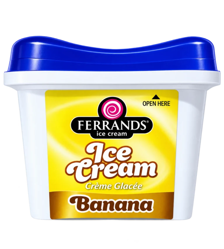 Ferrands Banana ice cream, 3oz tub