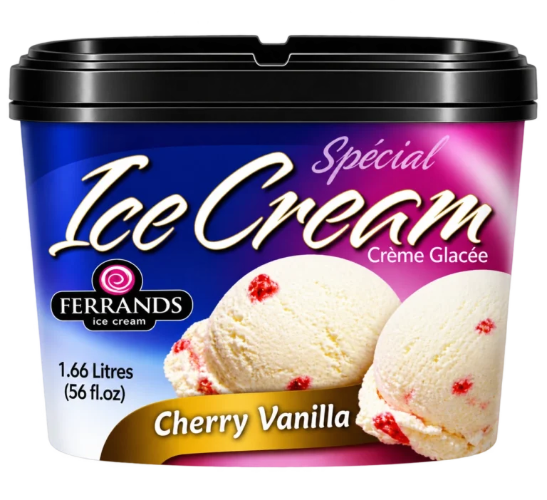 Ferrands Cherry Vanilla ice cream, 1.66L tub