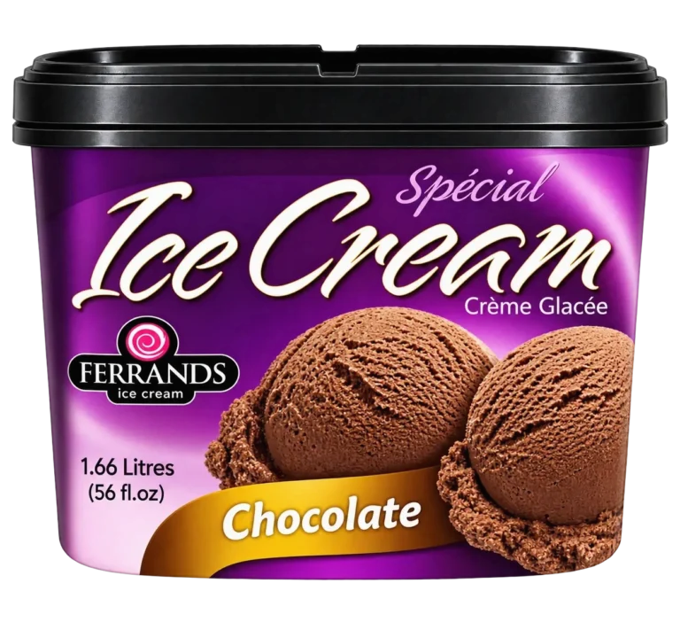 Ferrands Chocolate ice cream, 1.66L tub