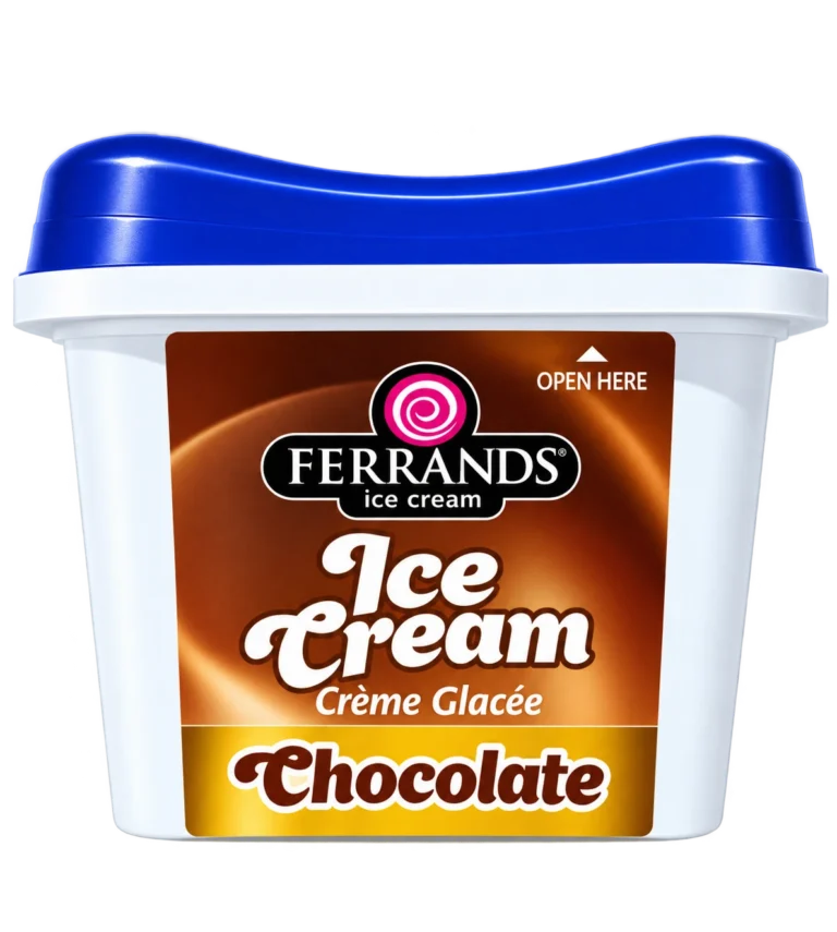 Ferrands Chocolate ice cream, 3oz tub