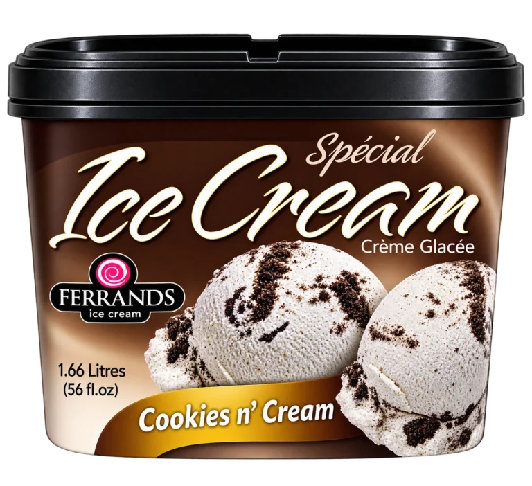 Ferrands Cookies n' Cream ice cream, 1.66L tub
