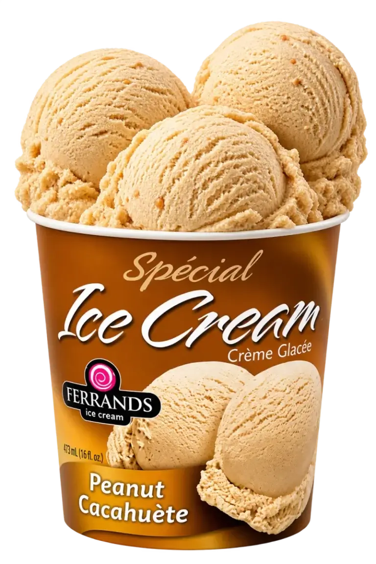 Peanut 16oz tub with scoops on top