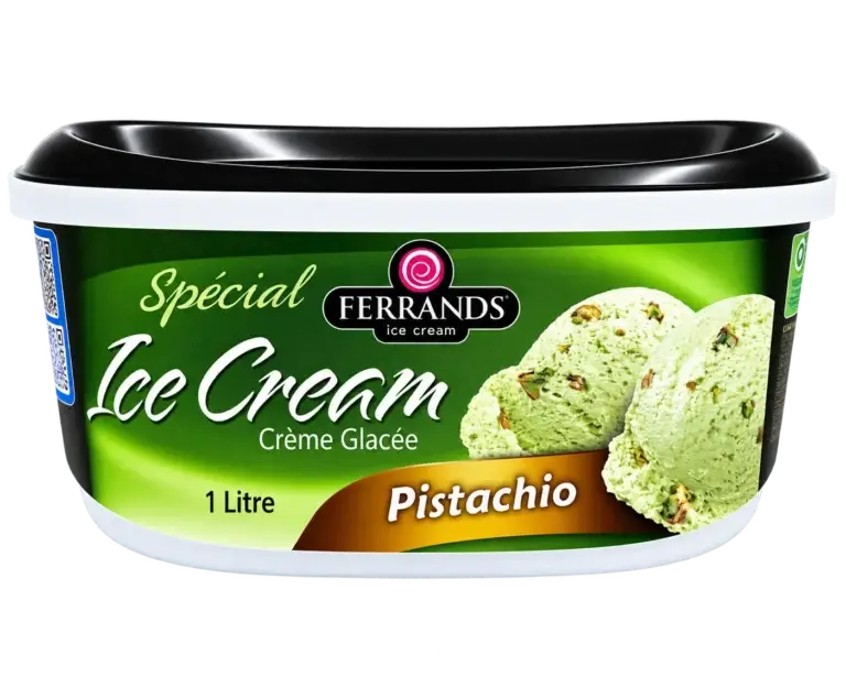 Ferrands Pistachio ice cream, 1L tub