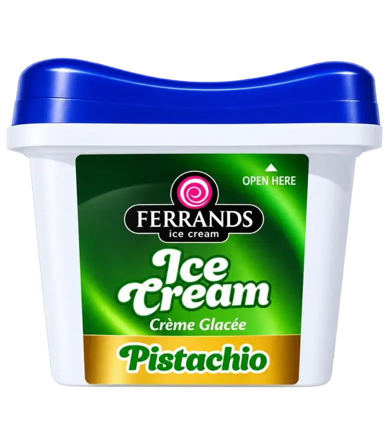 Ferrands Pistachio ice cream, 3oz tub