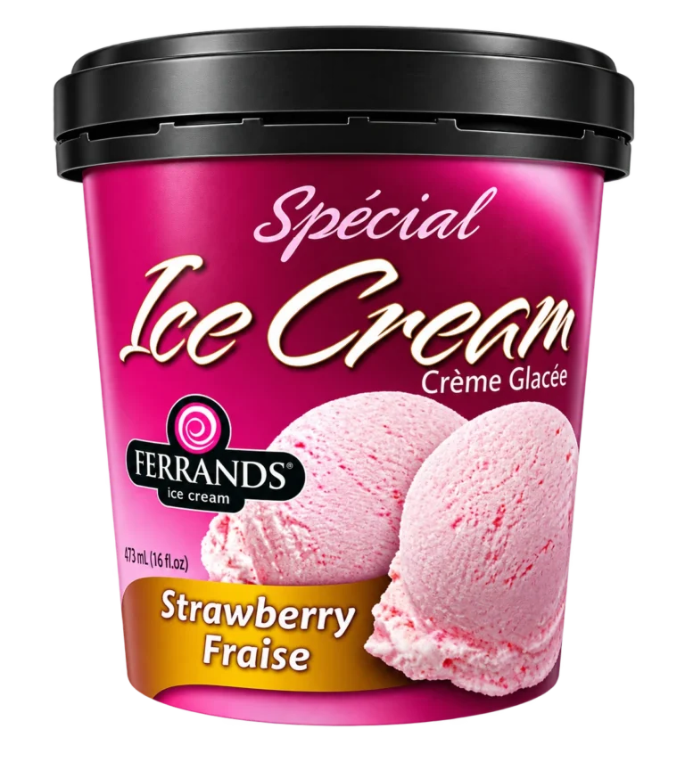 Ferrands Strawberry ice cream, 16 oz