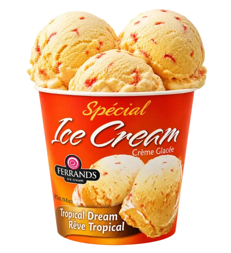 Tropical Dream 16oz tub with scoops on top