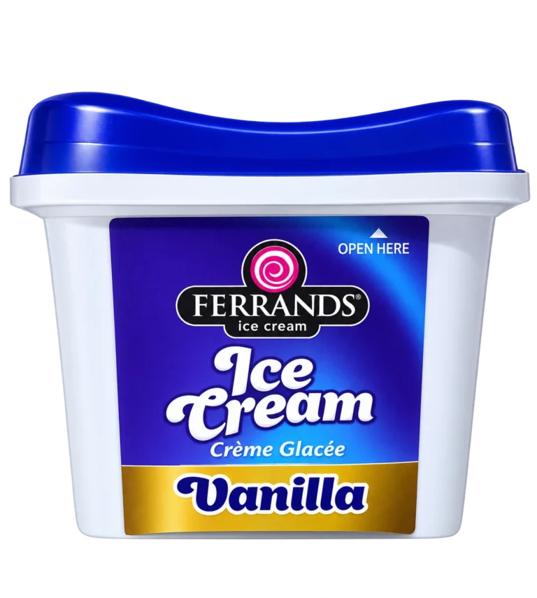 Ferrands Vanilla ice cream, 3oz tub